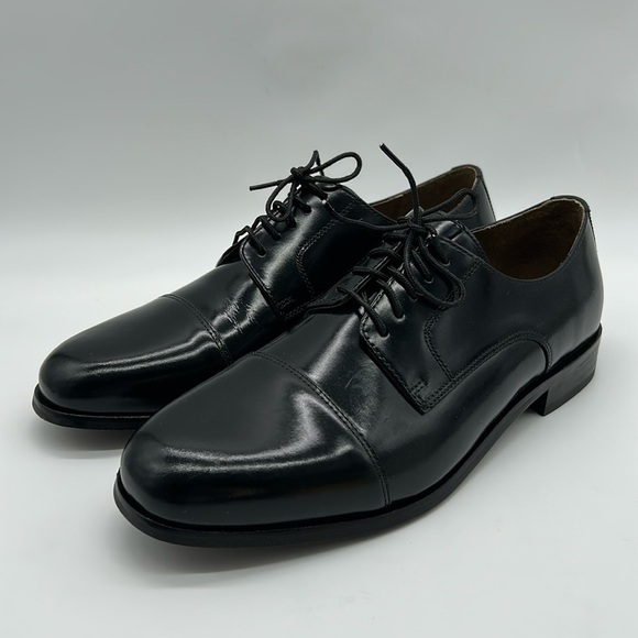 2330- Florsheim Men's Black Leather Loafers Size 9 D NWT - Picture 3 of 10